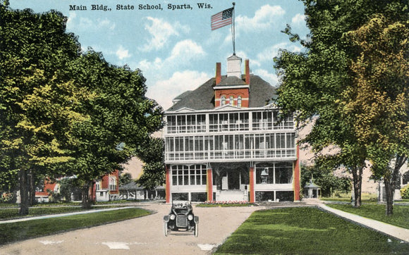 Main Bldg., State School, Sparta, WI - Carey's Emporium