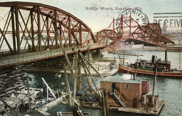 Bridge Wreck, Superior, WI - Carey's Emporium