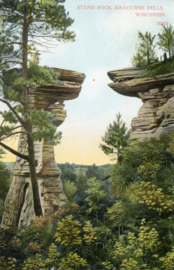 Stand Rock, Kilbourne Dells, WI [Postcard] – Carey's Emporium