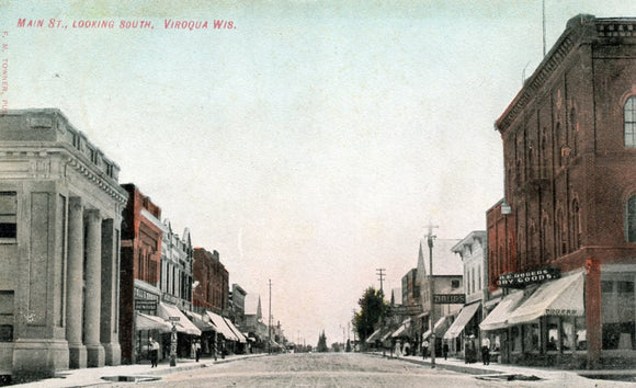 Main St., Looking South, Viroqua, WI - Carey's Emporium
