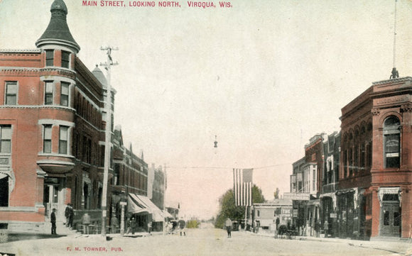 Main St., Looking North, Viroqua, WI - Carey's Emporium