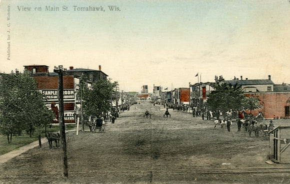 View on Main St., Tomahawk, WI - Carey's Emporium