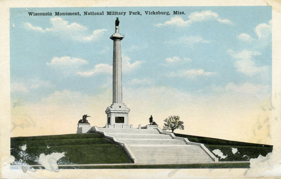 Wisconsin Monument, National Military Park, Vicksburg, MS - Carey's Emporium