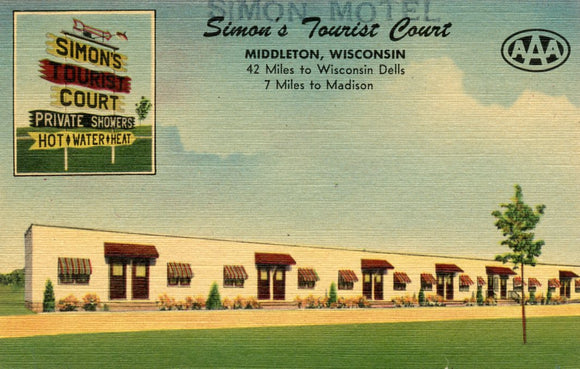 Simon's Tourist Court, Middleton, WI - Carey's Emporium