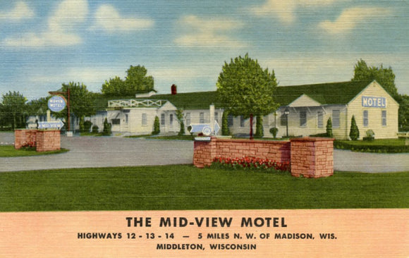 The Mid-View Motel, Middleton, WI - Carey's Emporium