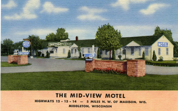 The Mid-View Motel, Middleton, WI - Carey's Emporium