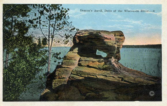 Demon's Anvil, Dells of the Wisconsin River, WI - Carey's Emporium