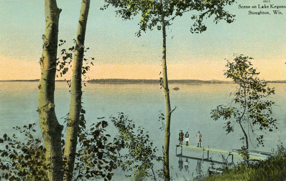 Scene on Lake Kegonsa, Stoughton, WI - Carey's Emporium