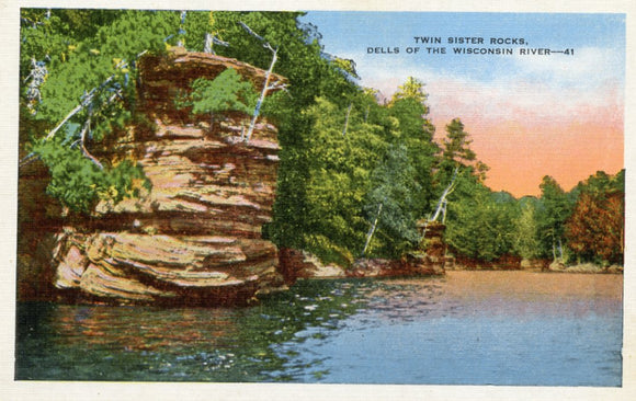 Twin Sister Rocks, Dells of the Wisconsin River, WI - Carey's Emporium