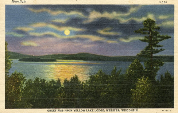 Greetings from Yellow Lake Lodge, Webster, WI - Carey's Emporium
