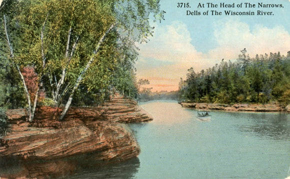 At The Head of The Narrows, Dells of the Wisconsin River, WI - Carey's Emporium