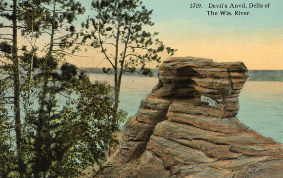 Devil's Anvil, Dells of the Wis. River, WI - Carey's Emporium
