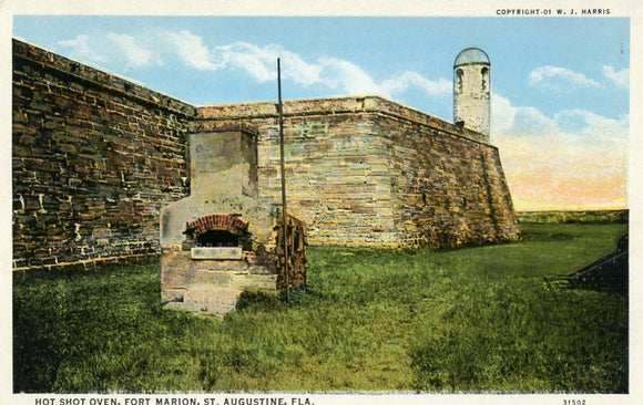 Hot Shot Oven, Fort Marion, St. Augustine, FL - Carey's Emporium