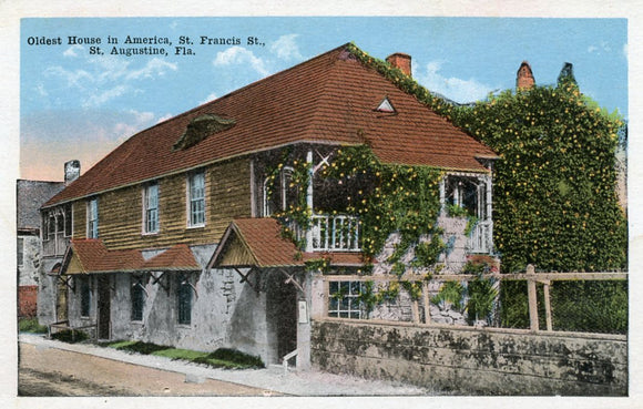 Oldest House in America, St. Francis St., St. Augustine, FL - Carey's Emporium