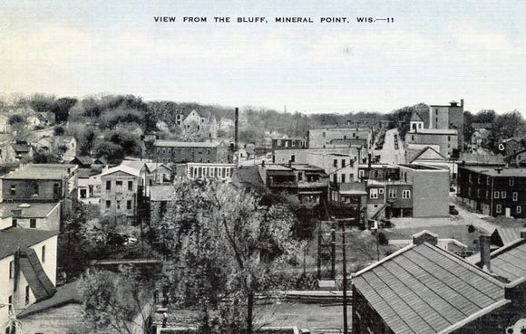 View from the Bluff, Mineral Point, WI - Carey's Emporium