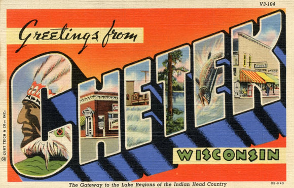 Greetings from Chetek, WI - Carey's Emporium