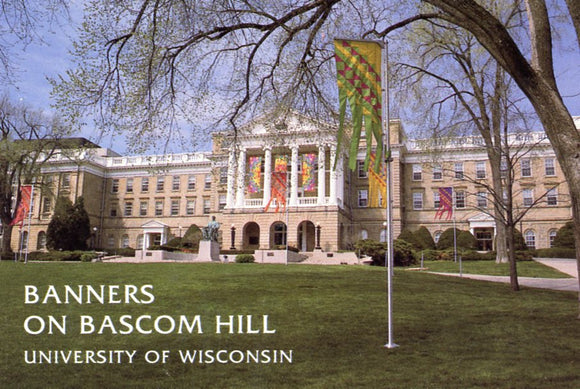 Banners on Bascom Hill, University of Wisconsin, Madison, WI - Carey's Emporium