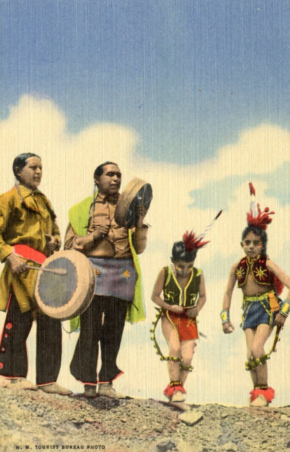 Indian Boys Learning the Tribal Rituals, To Carry on the Ceremonies of Their Ancestors - Carey's Emporium