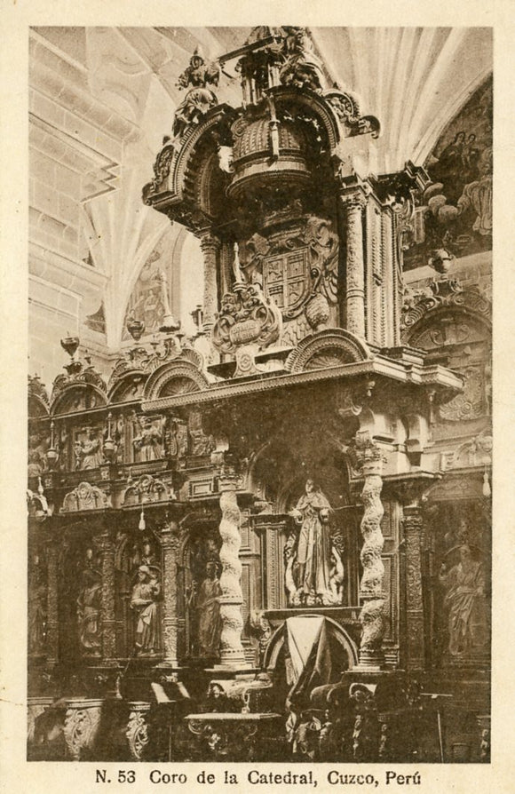 Coro de la Catedral, Cuzco, Peru - Carey's Emporium