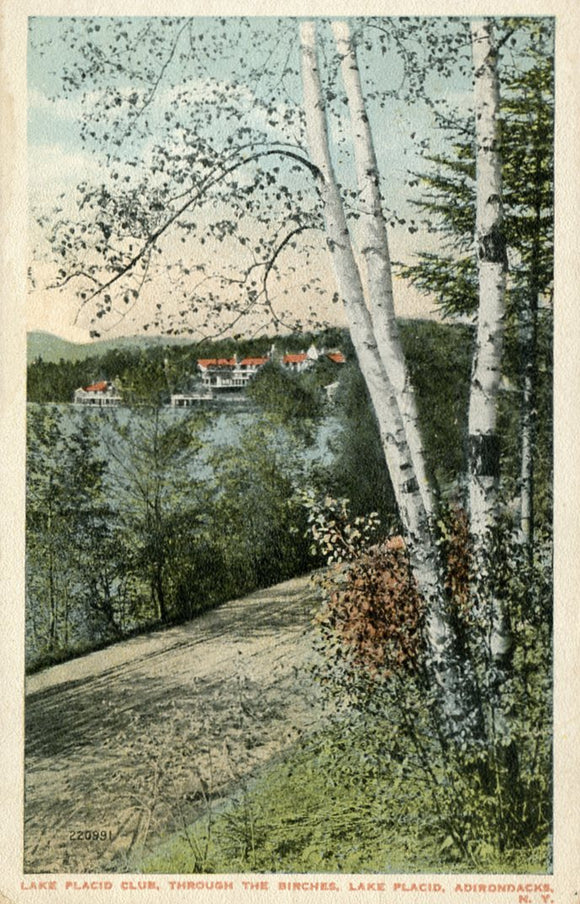Lake Placid Club, Through the Birches, Lake Placid, Adirondacks, NY - Carey's Emporium