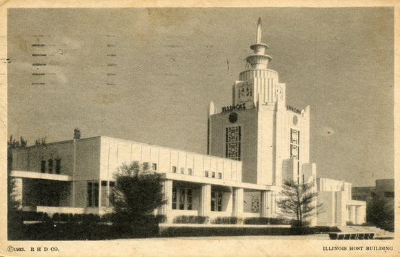 Illinois Host Building, Chicago Worlds Fair 1933 - Carey's Emporium