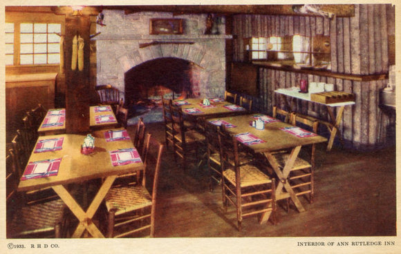 Interior of Ann Rutledge Inn, Chicago Worlds Fair 1933 - Carey's Emporium