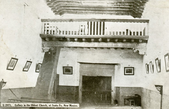 Gallery in the Oldest Church, at Santa Fe, NM - Carey's Emporium
