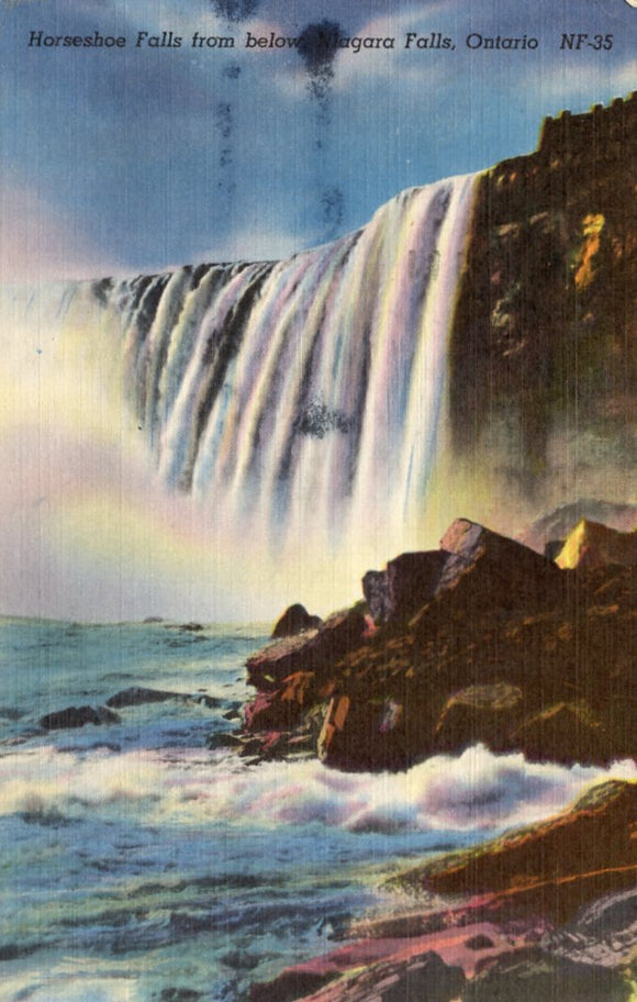 Horseshoe Falls from Below Niagara Falls, Ontario - Carey's Emporium