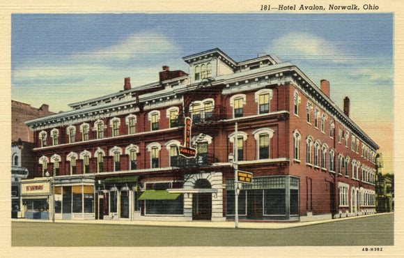 Hotel Avalon, Norwalk, OH - Carey's Emporium