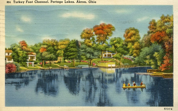 Turkey Foot Channel, Portage Lakes, Akron, OH - Carey's Emporium