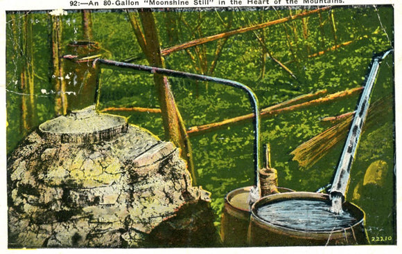 An 80-Gallon Moonshine Still in the Heart of the Mountains, NC - Carey's Emporium