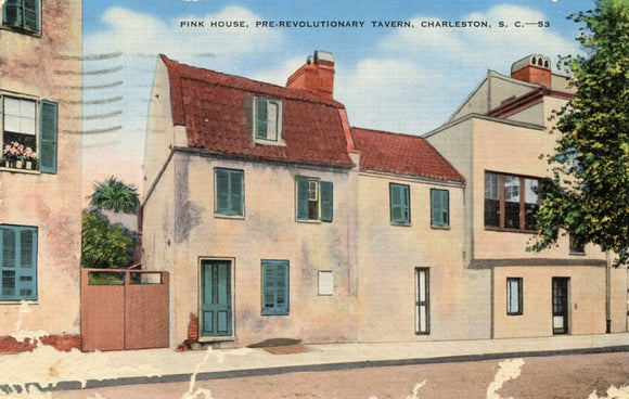 Pink House, Pre-Revolutionary Tavern, Charleston, SC - Carey's Emporium