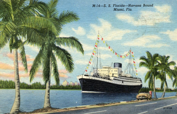 S. S. Florida, Havana Bound, Miami, FL - Carey's Emporium