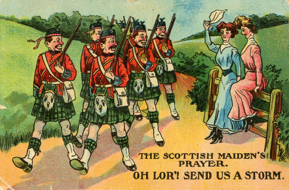 Scottish Maiden's Prayer. Oh Lor'! Send us a Storm - Carey's Emporium