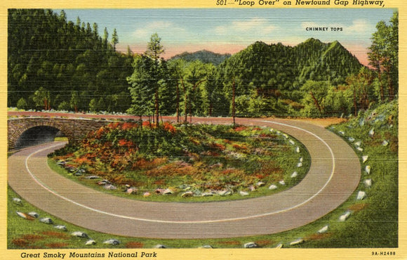 Loop Over on Newfound Gap Highway, Great Smoky Mountains National Park - Carey's Emporium