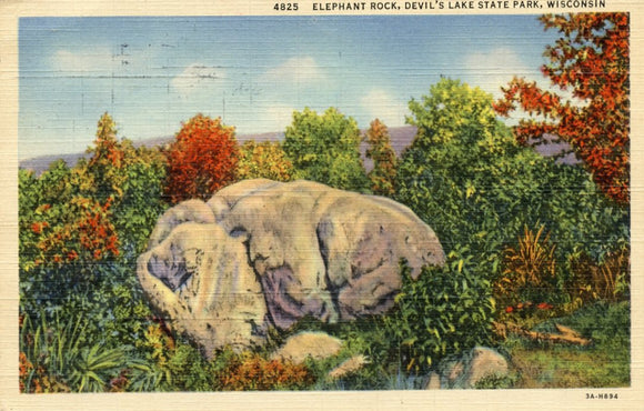 Elephant Rock, Devil's Lake State Park, WI - Carey's Emporium