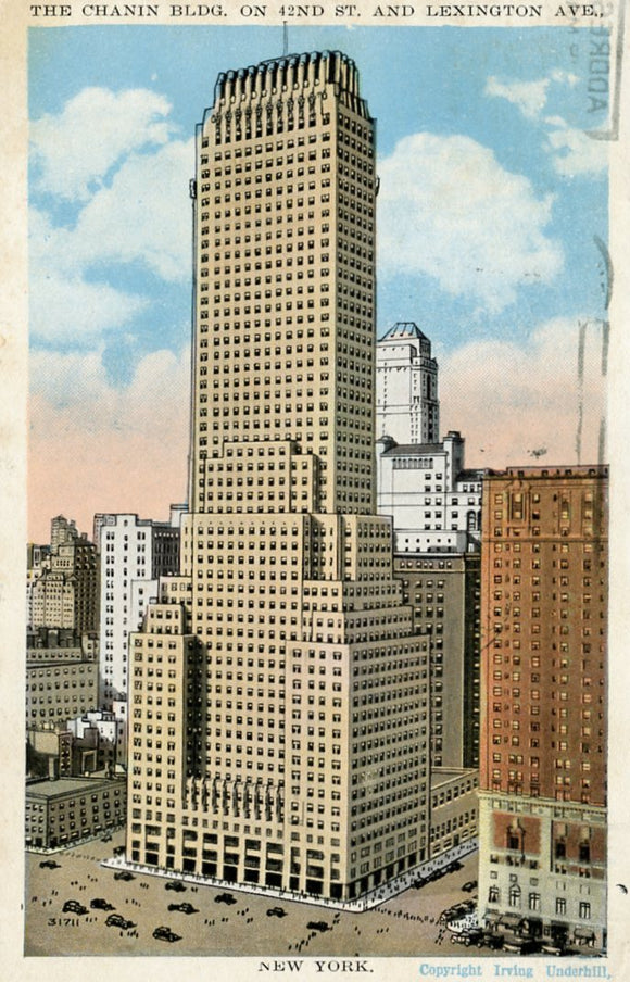 The Chanin Bldg. on 42nd St. and Lexington Ave., New York, NY - Carey's Emporium