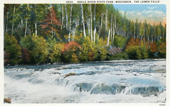 The Lower Falls, Brule River State Park, WI - Carey's Emporium