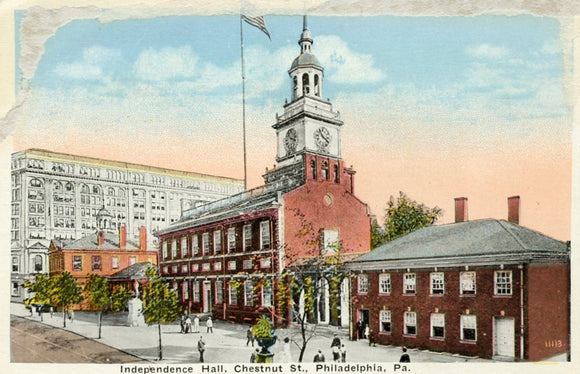 Independence Hall, Chestnut St., Philadelphia, PA - Carey's Emporium