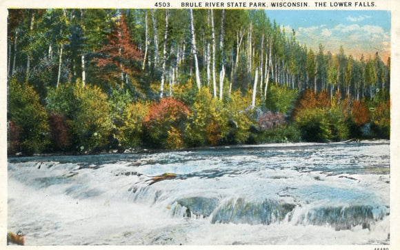 The Lower Falls, Brule River State Park, Wisconsin - Carey's Emporium