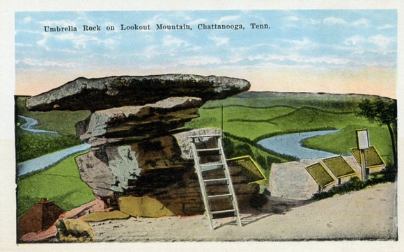Umbrella Rock on Lookout Mountain, Chattanooga, TN - Carey's Emporium