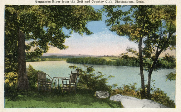 Tennessee River from the Golf and Country Club, Chattanooga, TN - Carey's Emporium