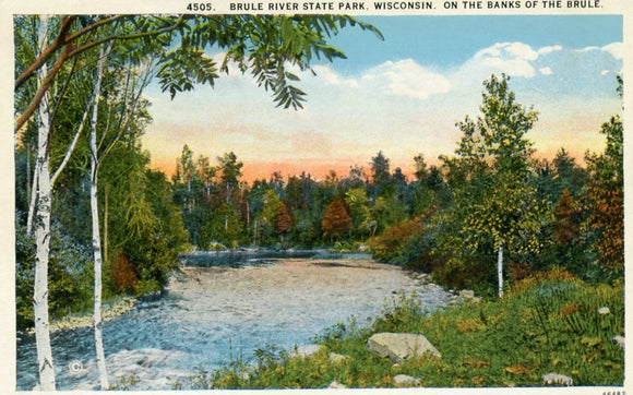 On the Banks of the Brule, Brule River State Park, WI - Carey's Emporium