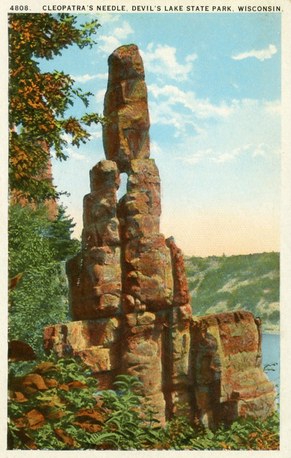 Cleopatra's Needle, Devil's Lake State Park, WI - Carey's Emporium