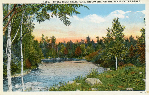 On the Banks of the Brule, Brule River State Park, WI - Carey's Emporium