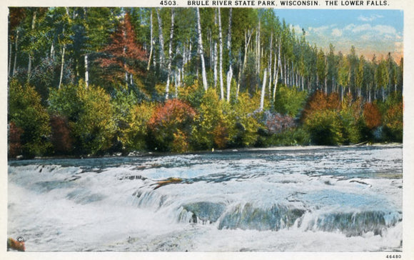 The Lower Falls, Brule River State Park, WI - Carey's Emporium