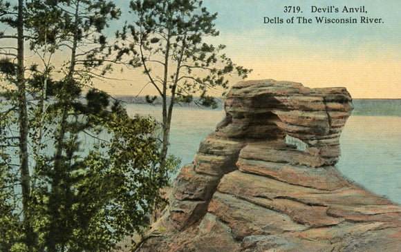Devil's Anvil, Dells of the Wisconsin River, WI - Carey's Emporium