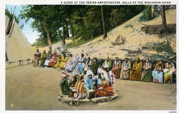 A Scene at the Indian Amphitheatre, Dells of the Wisconsin River, WI - Carey's Emporium