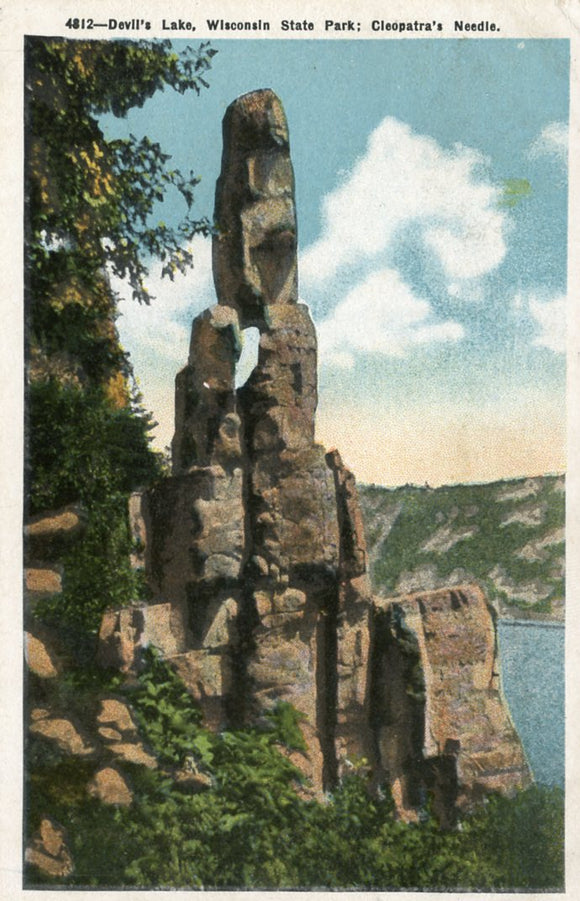 Cleopatra's Needle, Devil's Lake, Wisconsin State Park, WI - Carey's Emporium