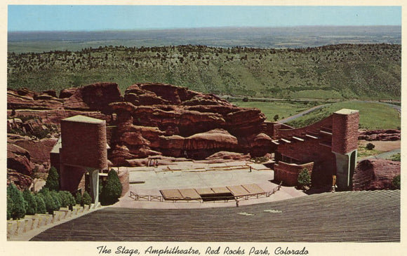 The Stage, Amphitheatre, Red Rocks Park, CO - Carey's Emporium